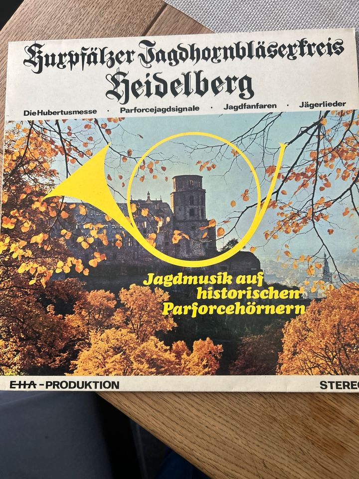 Kurpfälzer Jagdhornbläserkreis Heidelberg Schallplatte in Eslohe