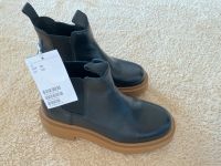 Premium SelectHM Leder Damen Mädchen Schuhe Stiefeletten schwarz Baden-Württemberg - Unterkirnach Vorschau