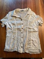 Bluse BIBA Gr 40 Gr 38 Farbe creme mit Spitze kurzarm Saarland - Großrosseln Vorschau