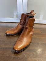Herrenschuh, Jodhpur Stiefel, SCAROSSO, braun, Kalbsleder, Gr. 44 Friedrichshain-Kreuzberg - Friedrichshain Vorschau