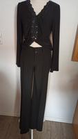 Esprit Hose schwarz Schlag Comma Blazer Bluse Top Jäckchen 36/38 Niedersachsen - Bassum Vorschau