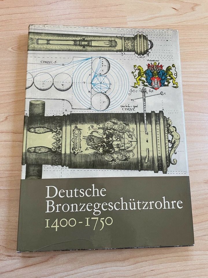 Deutsche Bronzegeschützrohre Sammler antik Buch in Mömbris