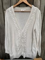 Bonprix Strickjacke Cardigan Strick weiß Baumwolle 48 50 Saarbrücken-Dudweiler - Dudweiler Vorschau