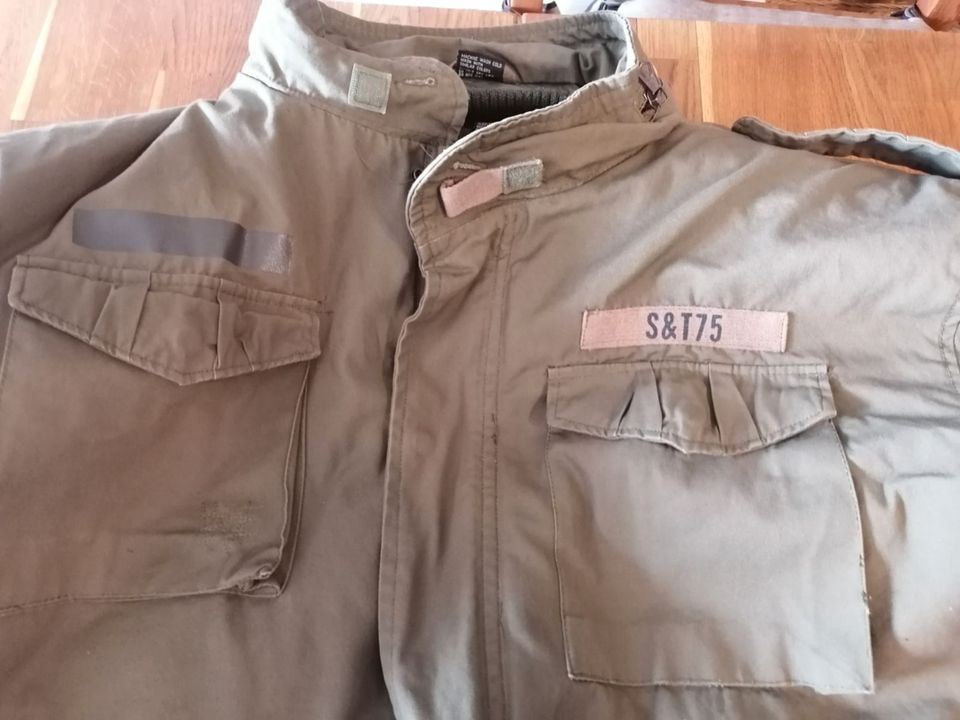 S&T75 Army Winter Jacke 2in 1 oliv grün Parka Jagd Outodoor 4xl in Wegberg