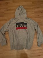 Levi’s Kaputzenpullover Pullover Gr L grau Logo Print Niedersachsen - Osterode am Harz Vorschau