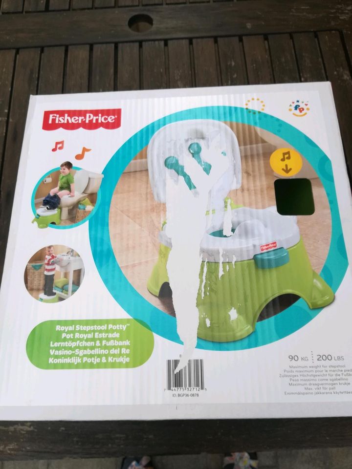 Fisher Price Lerntöpfchen Fußbank OVP in Wurzen