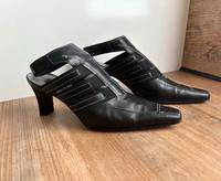 ⭐️ GABOR Fashion Pumps Gr. 38,5 Slingpumps Cutout Leder Schwarz Nordrhein-Westfalen - Grefrath Vorschau
