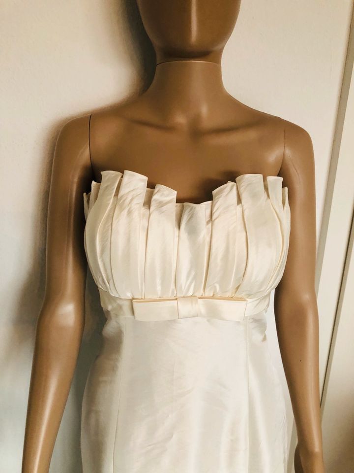 Brautkleid/Abendkleid Standesamt 38/M Swing 219€ neu Creme in Rodgau