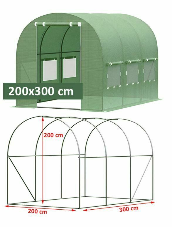 2x3m 2x4m 2x5m 3x6m 3x8m 3x10m Gewächshaus Foliengewächshaus Folienzelt Tomatenhaus AKTION !!!! in Berlin