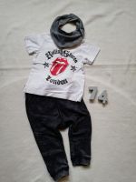 H&M Rolling Stones T-Shirt 74 weiß schwarz rot  Bayern - Kasendorf Vorschau