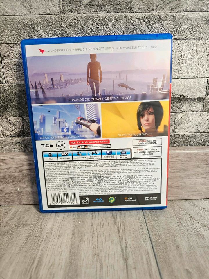 PS4 Mirrors Edge Catalyst in Ehingen (Donau)