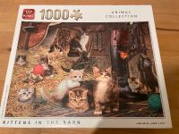 King Puzzle 1000 Teile - Kittens in the barm / Katzen Nordrhein-Westfalen - Meerbusch Vorschau