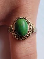 Antiker Goldring 333 mit schönem Jade Cabochon ca. 17 mm Berlin - Friedenau Vorschau