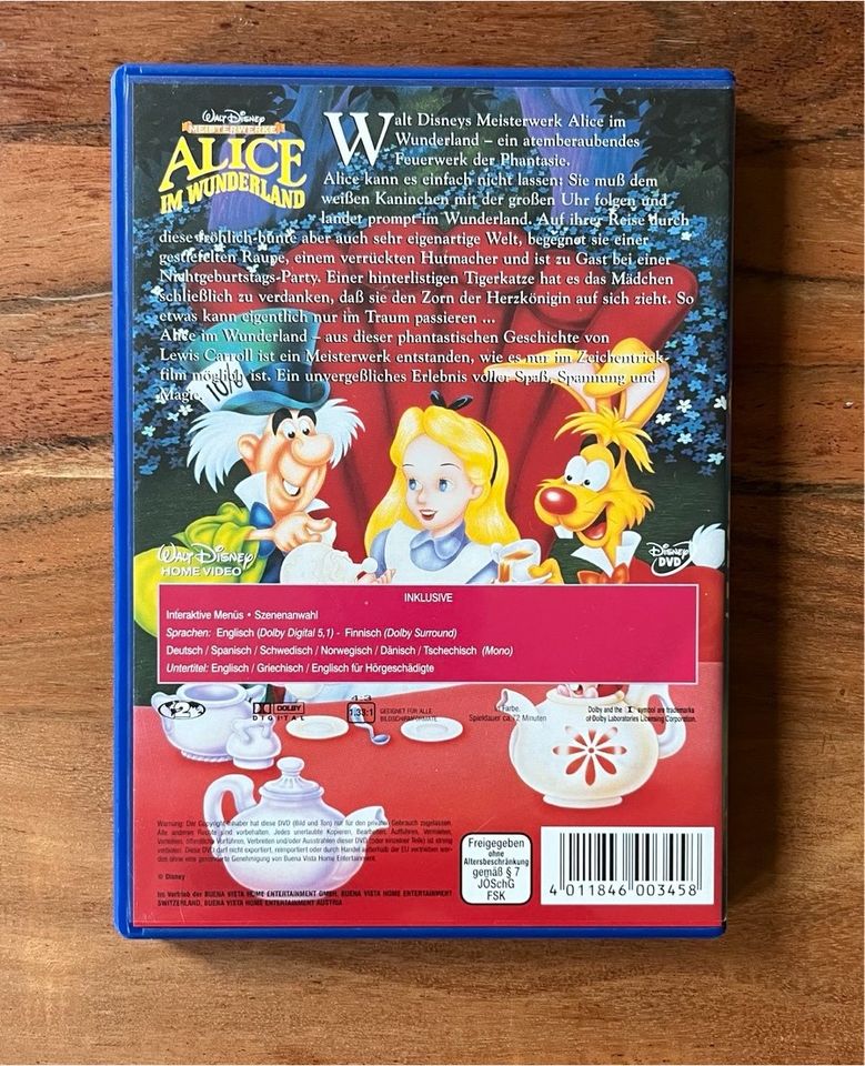 Walt Disney Alice im Wunderland DVD Zeichentrick in Frankfurt am Main