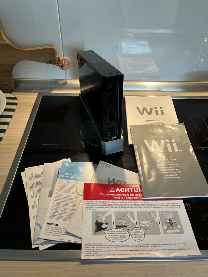 Nintendo Wii schwarz Ersatzkonsole in Wuppertal