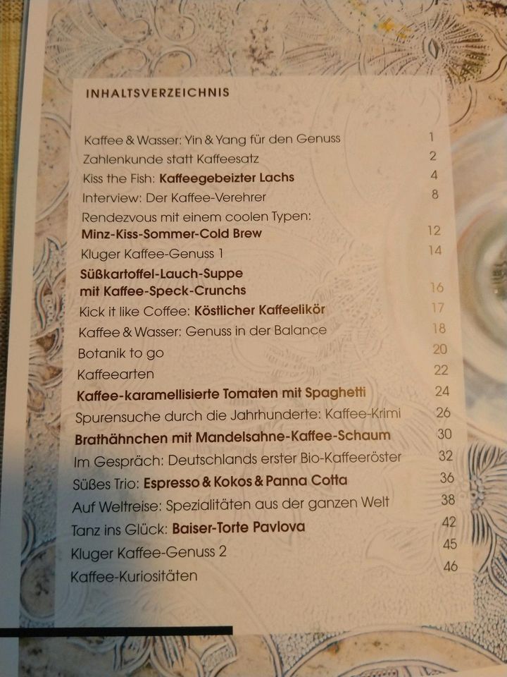 Rezept Buch Kaffee Lust in Meckenbeuren