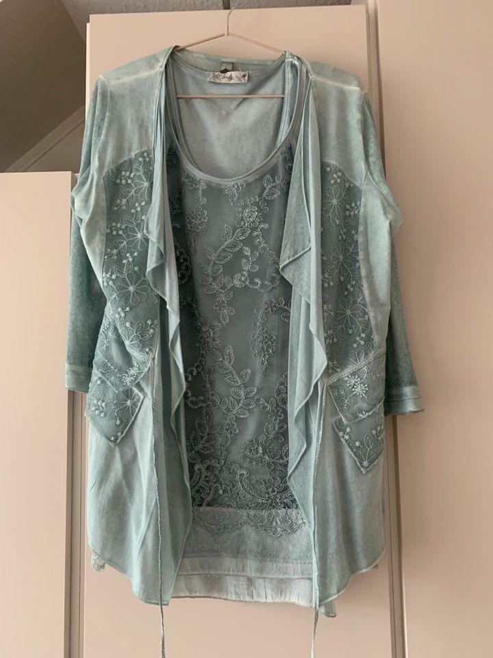 Tredy  Set, Basic top Tunika und Jacke  38 in Mint in Raisdorf