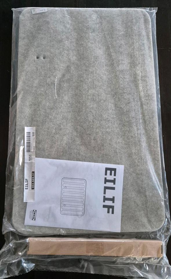 IKEA EILIF Abschirmung Schreibtisch, grau, 80x48 cm 004.669.37 in Gundelsheim