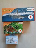 3 Tiere von Schleich im Set: Hai, Orang-Utan, Eisbär Thüringen - Teutleben Vorschau