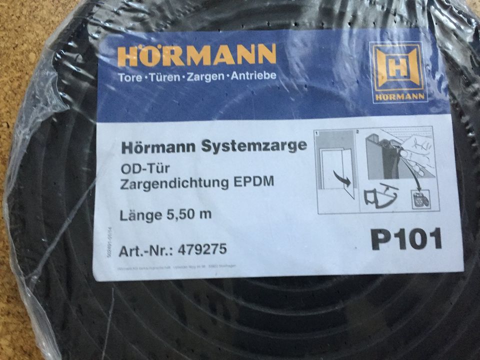 Hörmann 479275 Zargen Dichtung P101 5500mm 5,5m Stahlzargen in Merzig