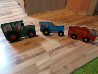 3 Kinderbücher Traktor Feuerwehr mit Rädern Thüringen - Schimberg Vorschau