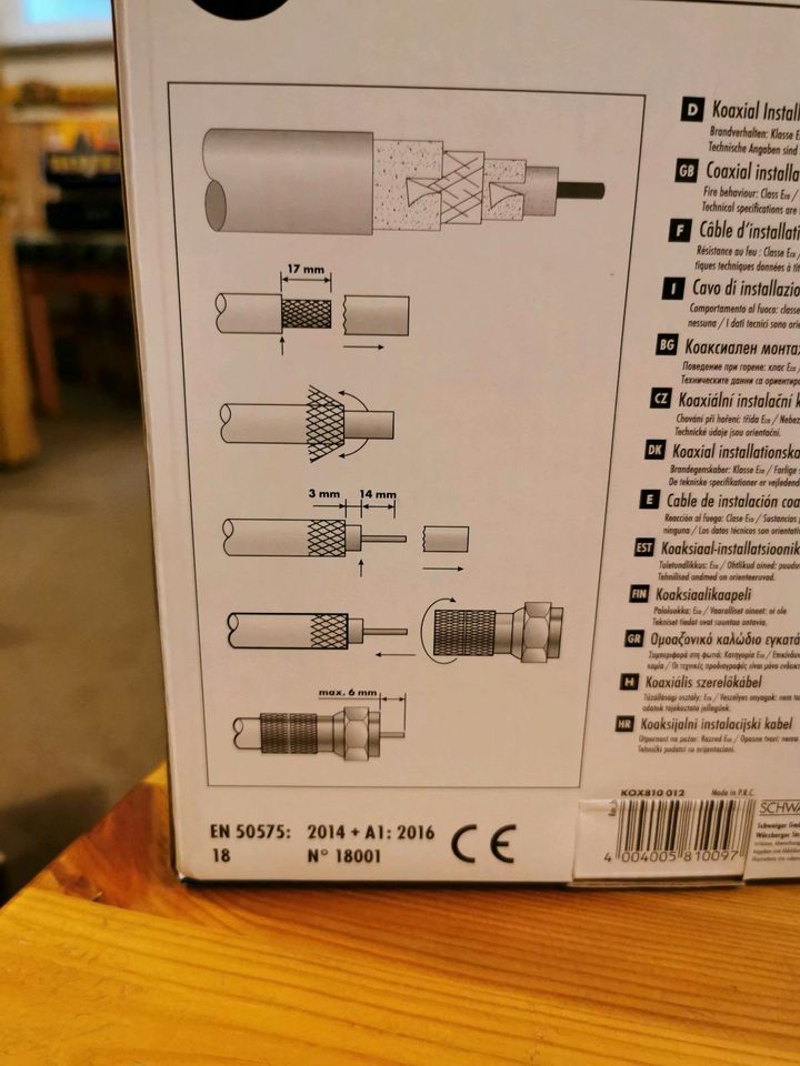 Koaxialkabel ca. 7m in Ditzingen