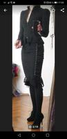 Kostüm, Rock, Jacke, Gr.XS,S,34, Gothic, Fetisch, schwarz Sachsen-Anhalt - Schadeleben Vorschau