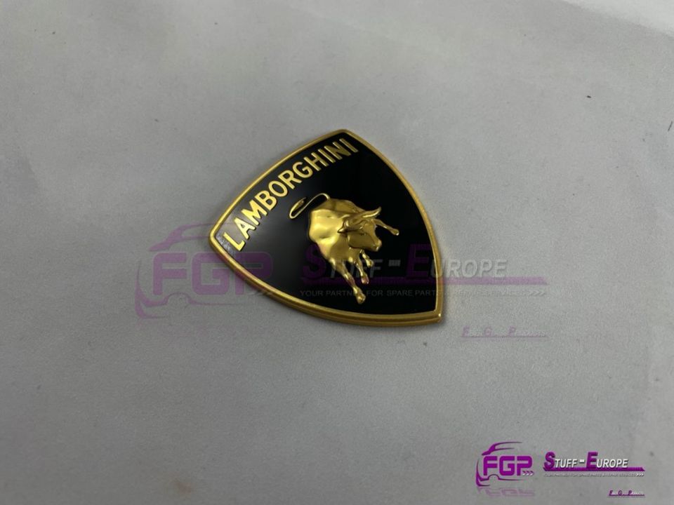 OEM Original Lamborghini Murcielago Fronthauben emblem logo in Wollin 