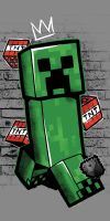 Minecraft Metro Art Creeper Duschtuch Badetuch Strandtuch 70 x 14 Nordrhein-Westfalen - Emmerich am Rhein Vorschau