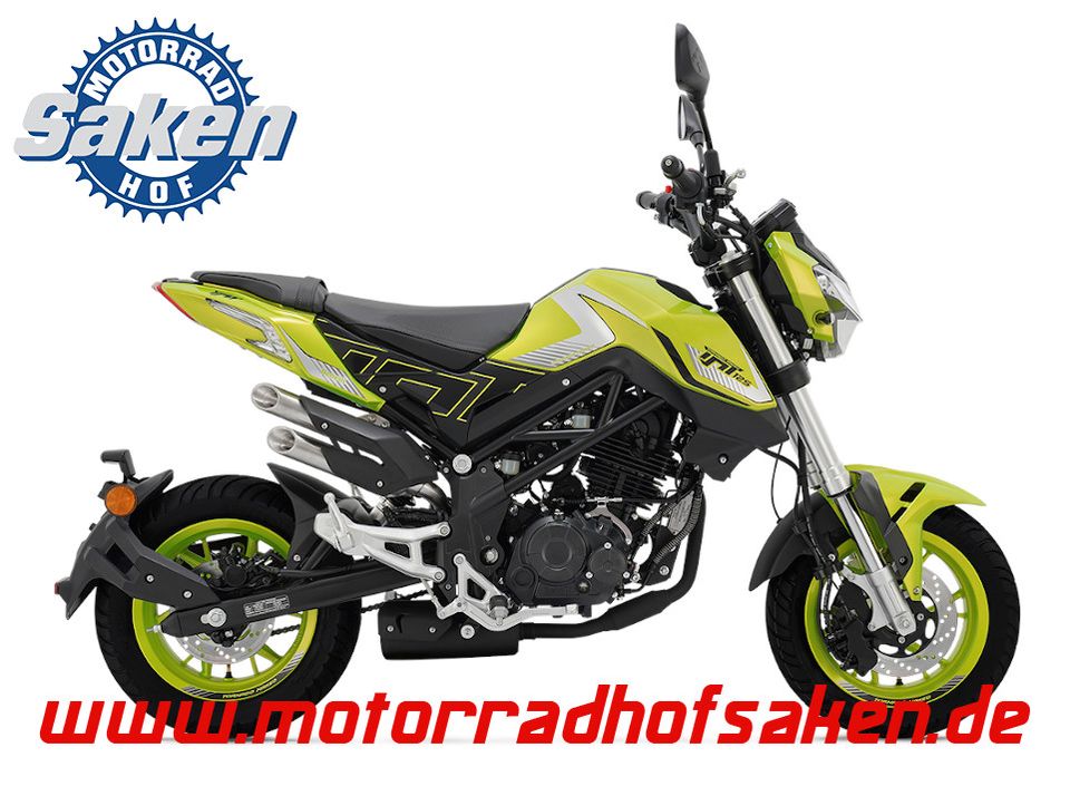 Benelli TNT 125, Tornado Naked 125er flash green NEUFAHRZEUG in Willebadessen