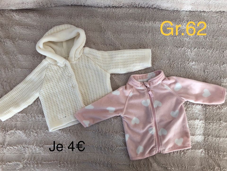 Babysachen Gr. 62 Teil2 - Preise siehe Bildergalerie in Prohn