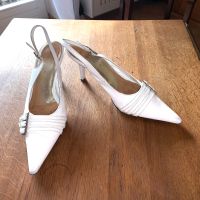 Stylische Högl Slingpumps Stilettoabsatz 8,5 cm, 7/41, Weiß spitz Bayern - Gmund Vorschau