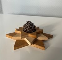 Weihnachtsstern ⭐️  Kerzenhalter aus Holz mit Teelicht Rheinland-Pfalz - Weilerbach Vorschau