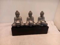 Kerzenhalter Kerzenständer Buddha Thailand Deko Schwarz Silber Nordrhein-Westfalen - Nettetal Vorschau
