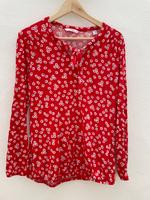 Tchibo TCM Damen Shirt 3/4 Arm Longsleeve rot Gr.36/38 Bayern - Altenstadt Vorschau