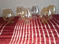 6 Rauchglas Schwenker Cognacglas DDR Set Sachsen-Anhalt - Gardelegen   Vorschau