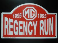 MG  Regency Run, historisches Rallyeschild Nordrhein-Westfalen - Oberhausen Vorschau