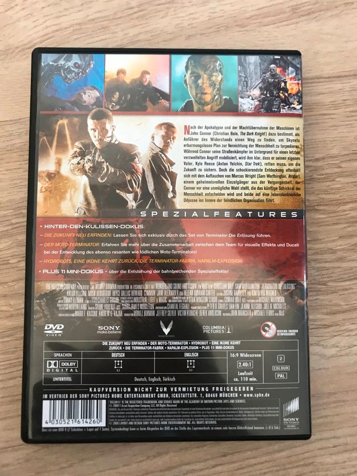 DVD Terminator Die Erlösung mit Christian Bale in Leinburg