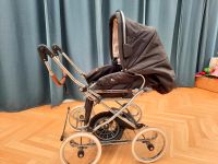 Kinderwagen Hesba Condor Coupe Schwarz Ledergriff Nordrhein-Westfalen - Geldern Vorschau