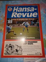 Hansa Rostock Stadionzeitung 1990 Nr. 10 Brandenburg - Forst (Lausitz) Vorschau