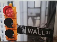 Sehr gut erhaltene Leinwand Bild Wall Street Manhattan New York Niedersachsen - Dörverden Vorschau