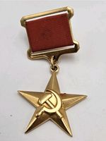 Medaille Held der Arbeit Kopie vergoldet Sowjetunion UdSSR Baden-Württemberg - Fellbach Vorschau
