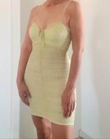 Strechiges figurbetontes sexy Kleid zartgelb Gr. XS Hessen - Hanau Vorschau
