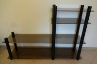 Hifi Glas Rack mit Metall, schwarz Bayern - Eggolsheim Vorschau