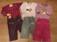 Herbst Set: Kordhose Steiff H&M Esprit La-Shirt Winnie Puh 80 Bayern - Wartenberg Vorschau