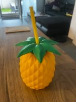 Ananas Trinkbecher mit Strohhalm Wuppertal - Oberbarmen Vorschau