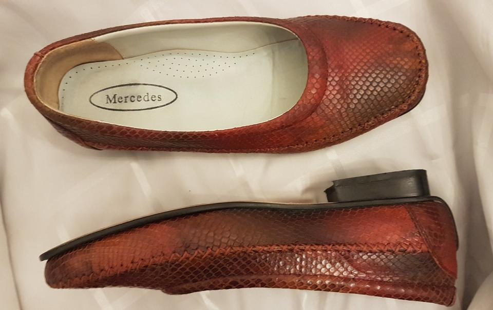 Pumps Ballerinas "Mercedes" Gr 10 44 45 Echtleder neuwertig in Weinheim