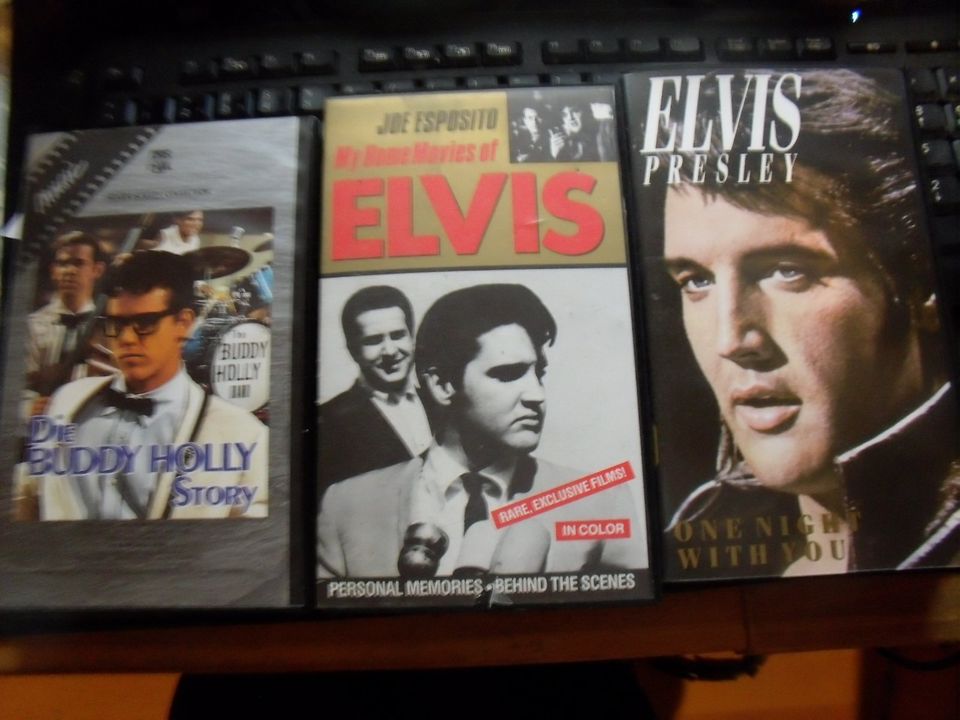 elvis home Movies VHS, buddy holly in Kirchseeon