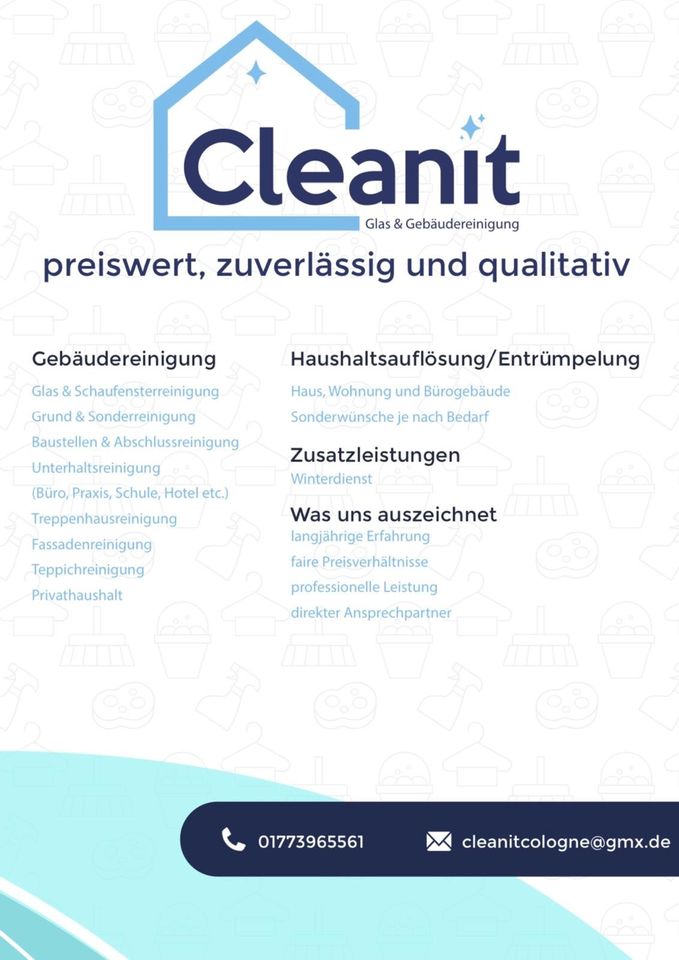 Cleanit Gebäudereinigung für Gewerbe und Privat in Köln