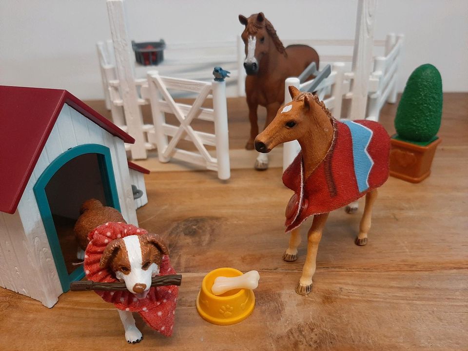 Schleich Horse Club, 42458 Hannahs Gastpferde mit Hündin Ruby in Swisttal